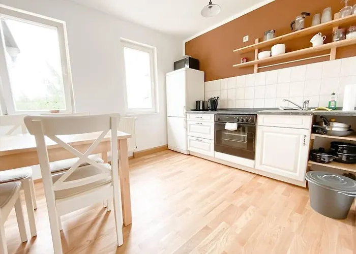 Apartman Schoene Mit Blick Ueber Stadtwald Lipcse