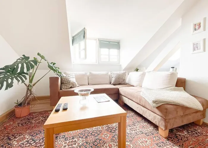 Apartman Schoene Mit Blick Ueber Stadtwald Lipcse